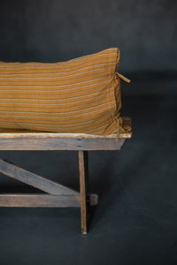 Indian Cotton/Linen Tie Pillowcase Extra Long - Canyon Stitch