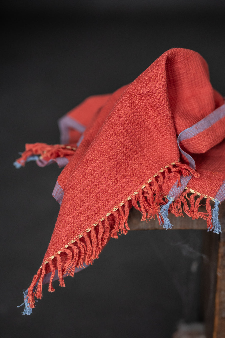 Handloom Waffle Hand Towel - Pomelo