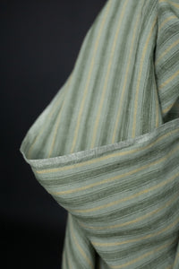 Laundered Linen Tie Pillowcase Extra Long - Hampton Stripe