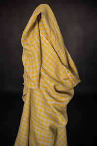 Scatter Cushion - Fudge Check/Tangerine Dreams