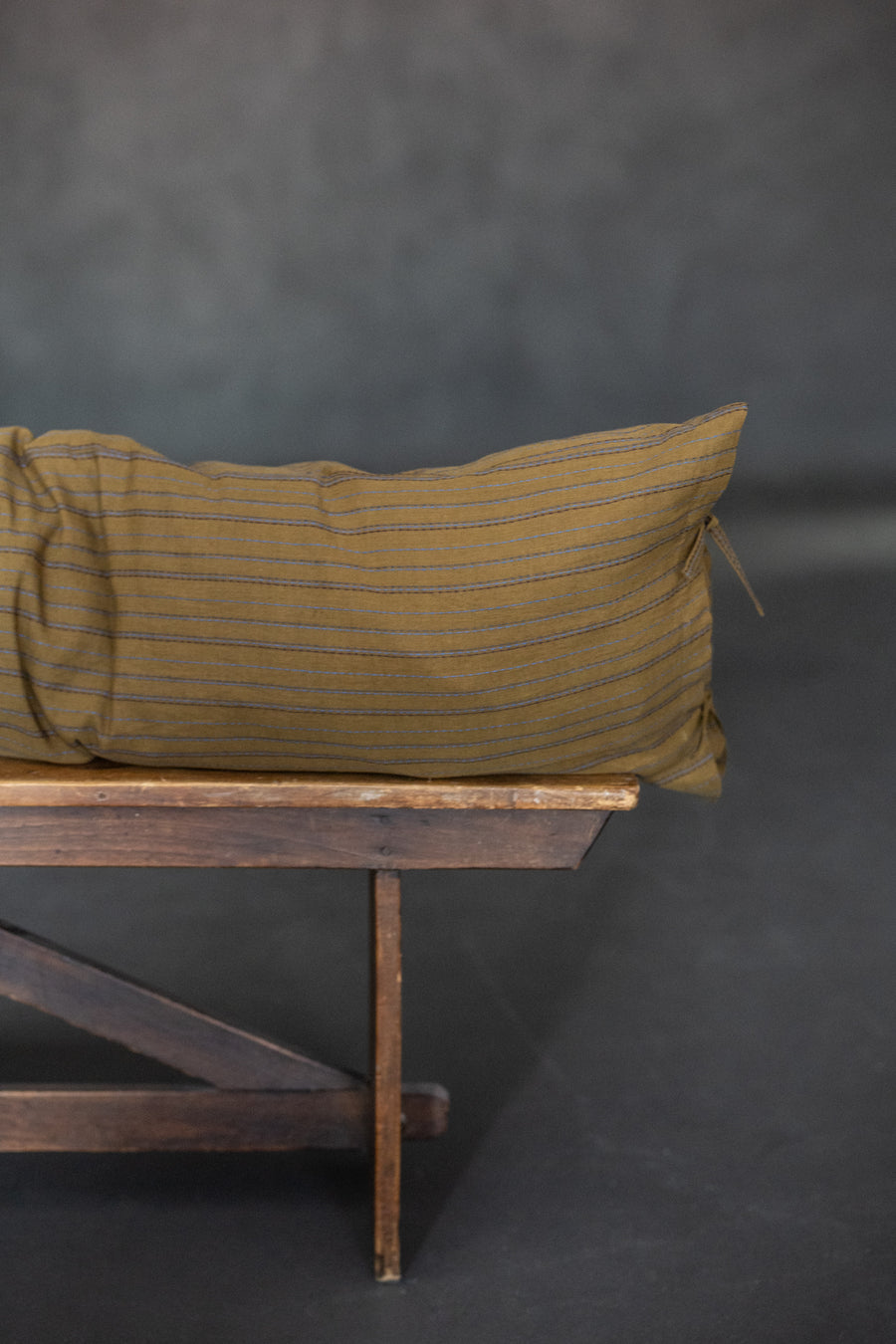 Indian Cotton/Linen Tie Pillowcase Extra Long - Firth Stitch