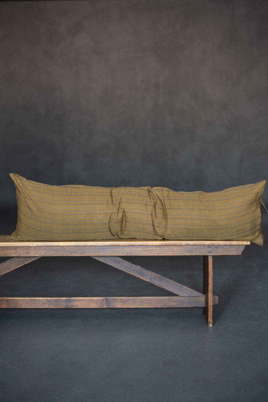 Indian Cotton/Linen Tie Pillowcase Extra Long - Firth Stitch