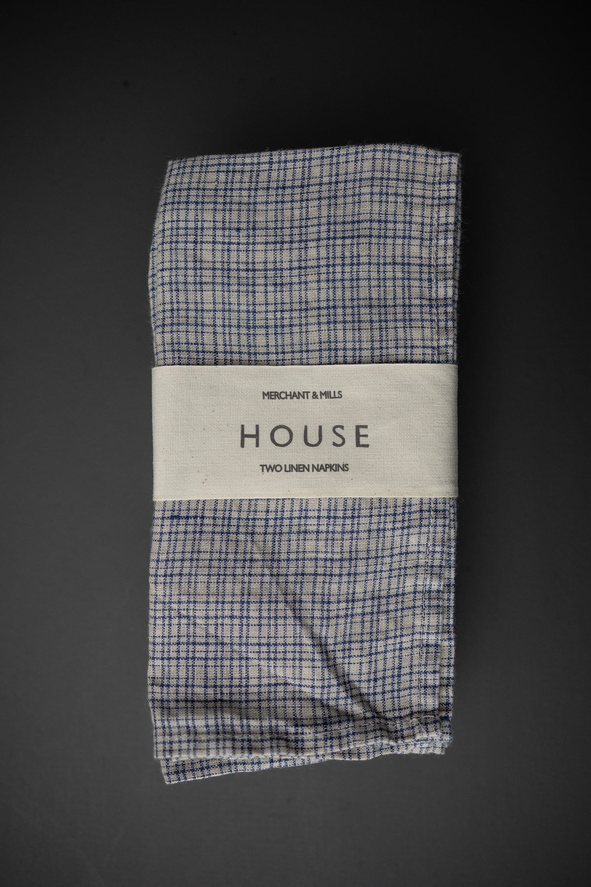 Laundered Linen Napkin Set of Two -  Kuri Sketch