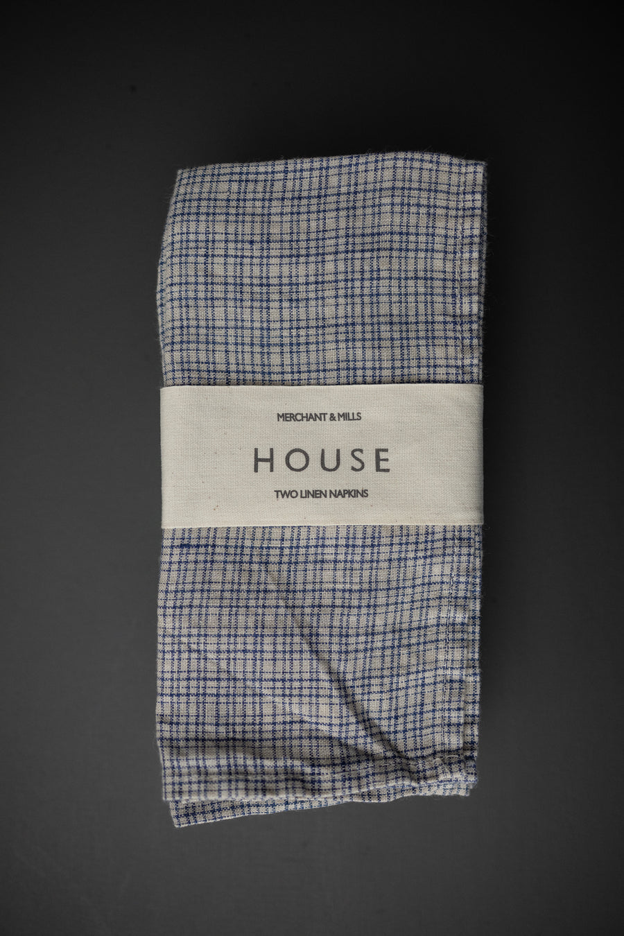 Laundered Linen Napkin Set of Two -  Kuri Sketch