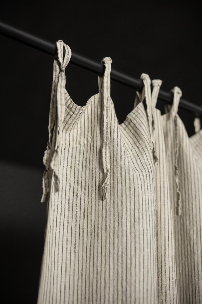 ticking stripe extra wide curtain