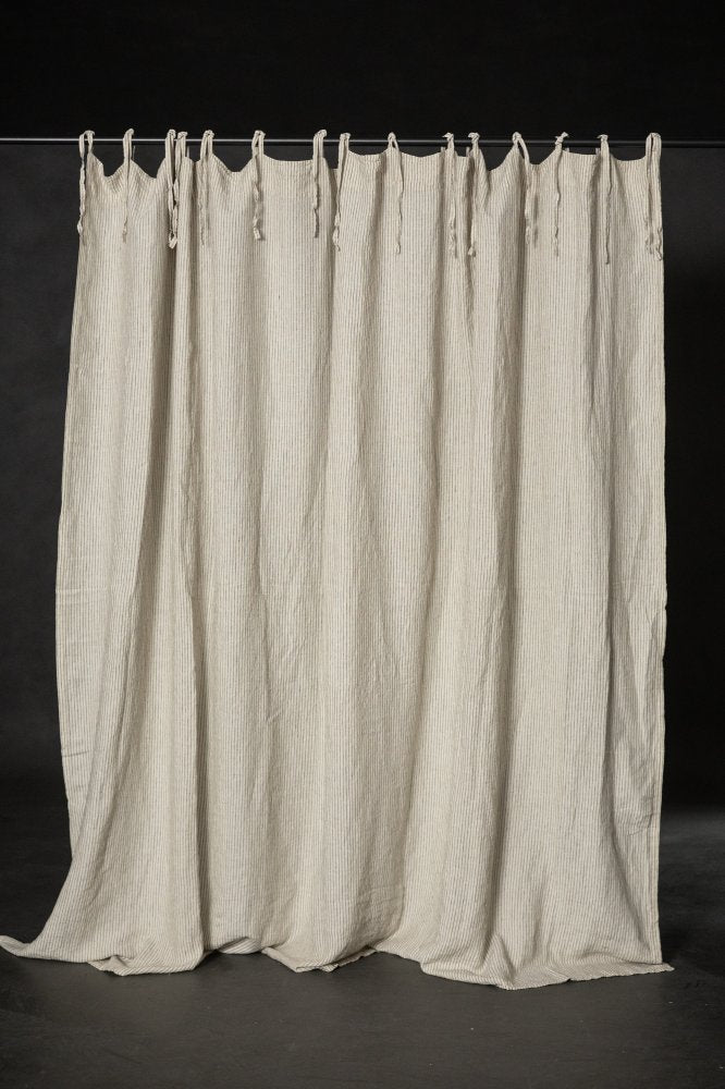 ticking stripe extra wide curtain