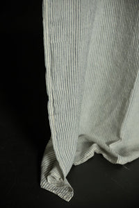 Laundered Linen Curtain Extra Wide With Tie Tops - Nantucket