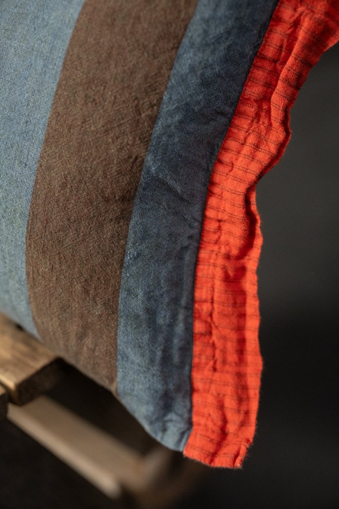 linen stripe pillow cushion