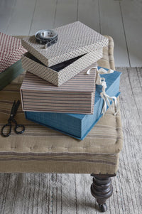 Archive Box - Yarn Dyed Indigo & Itsy Ditsy