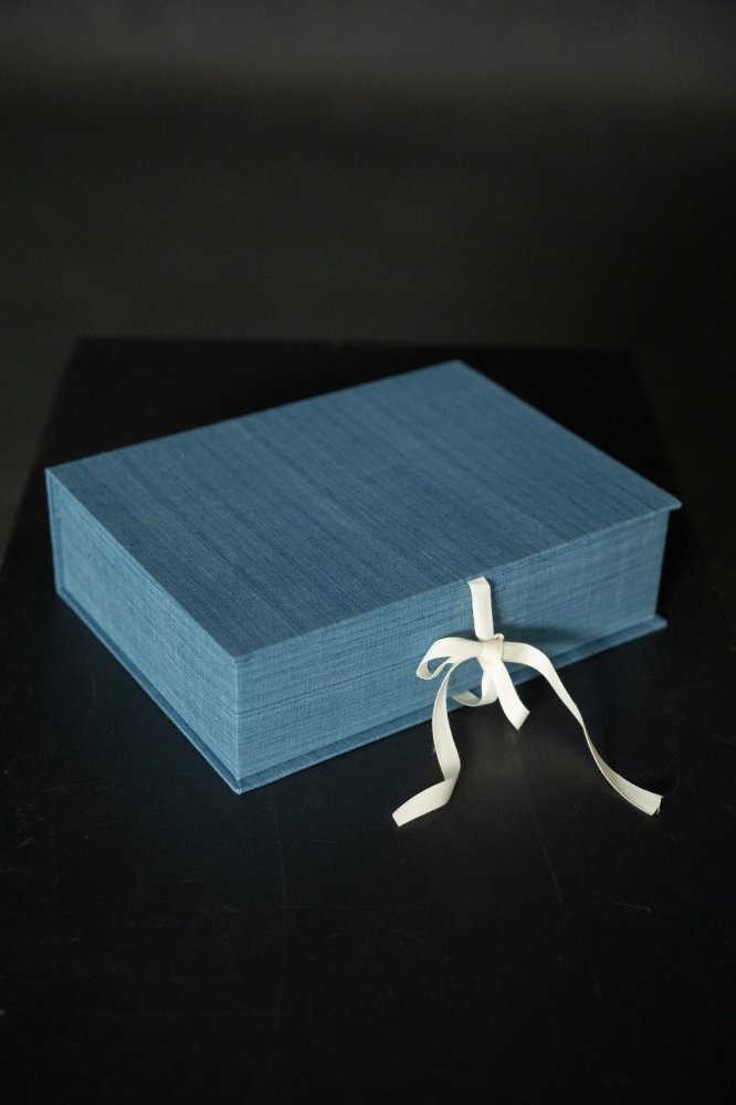 Archive Box - Yarn Dyed Indigo & Itsy Ditsy