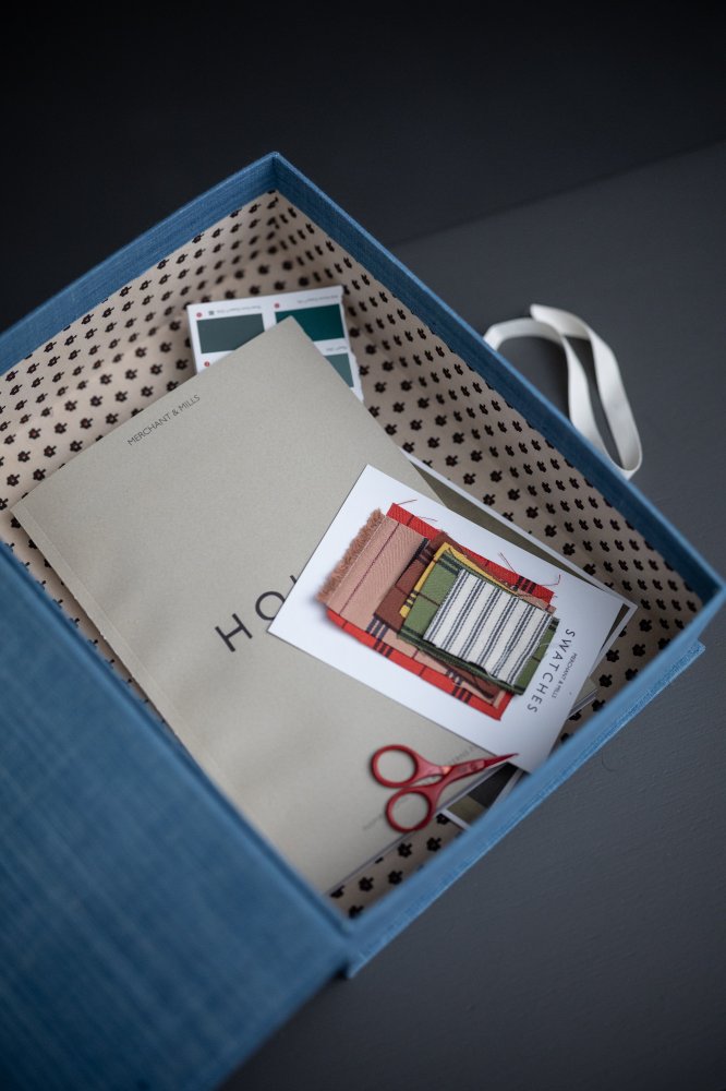 Archive Box - Yarn Dyed Indigo & Itsy Ditsy