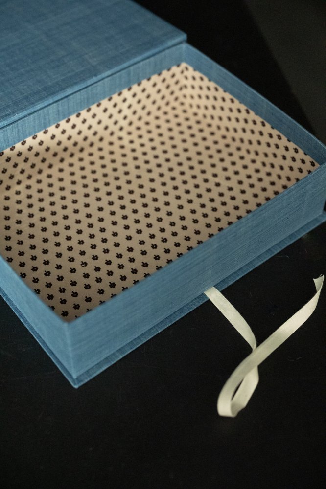 Archive Box - Yarn Dyed Indigo & Itsy Ditsy