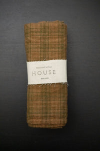 Laundered Linen Napkin Set of Two - Perry Check
