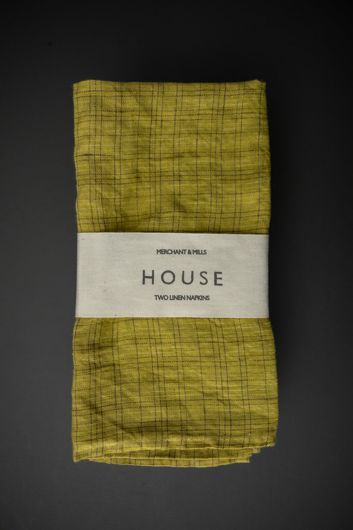 Laundered Linen Napkin Set of Two -  Limequat