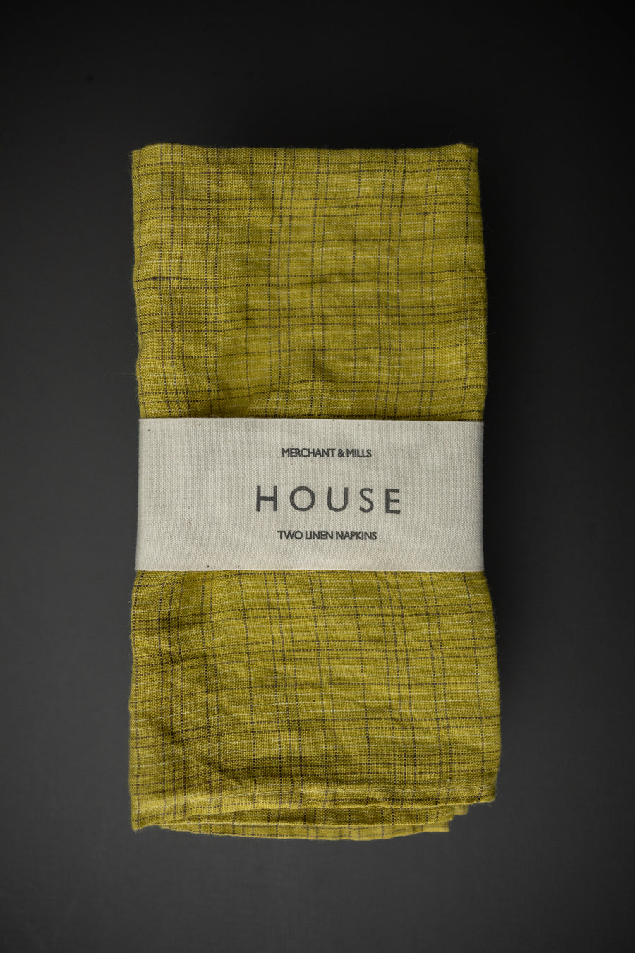 Laundered Linen Napkin Set of Two -  Limequat