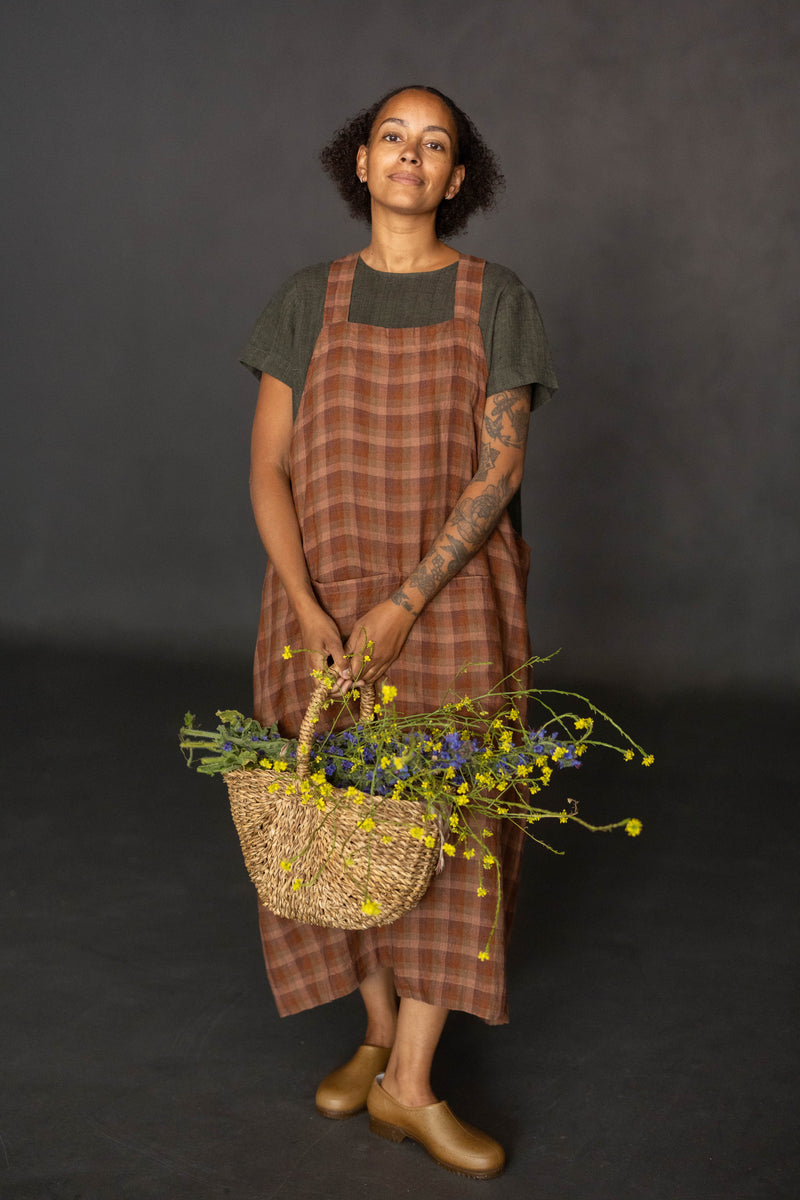 Laundered Linen Betty Apron - Renaissance