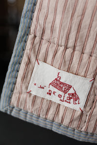 Cotton/Linen Windowpane Quilt - Dusky Daya