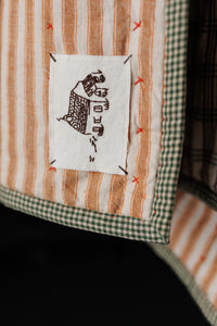 Handloom Cotton Cross Stitched Quilt - Fable Time