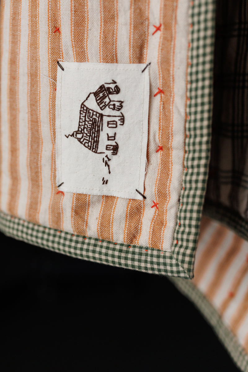 Handloom Cotton Cross Stitched Quilt - Fable Time