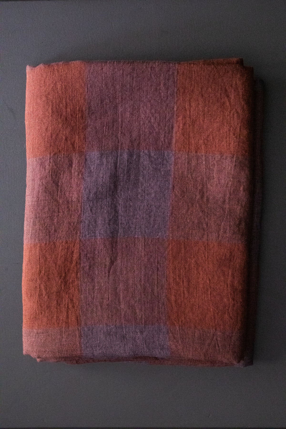 Laundered Linen Tablecloth - Binoche Gingham