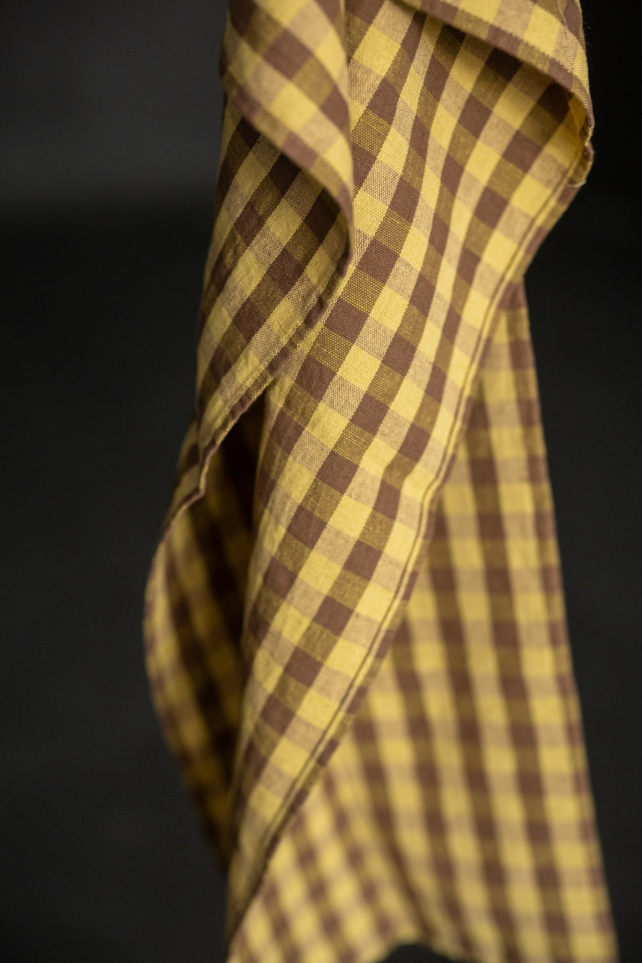 Laundered Linen/Cotton Tea Towel - Walton Gingham