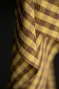 Laundered Linen/Cotton Tea Towel - Walton Gingham