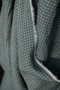 Laundered Linen Peekaboo Cushion Cover - Yesteryear/Le Choc