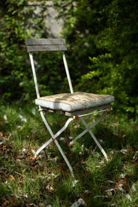 Cotton Ticking Squab Cushion - Amaretti