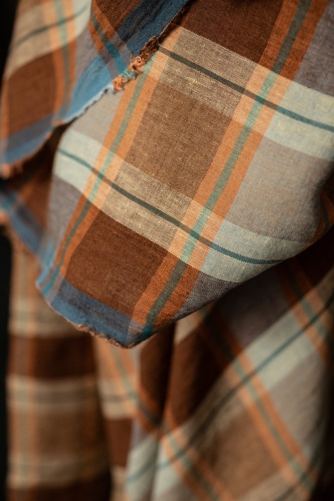 Laundered Linen Tie Pillowcase - Baked Goods