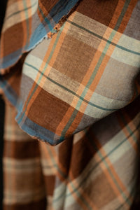 Laundered Linen Tie Pillowcase - Baked Goods