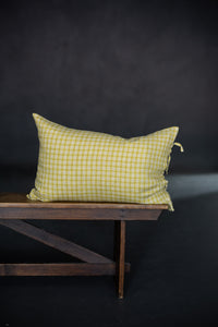 Laundered Linen Tie Pillowcase - Daffodilly