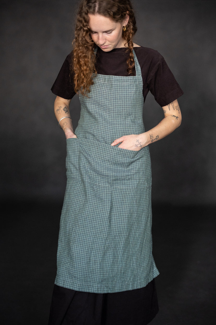 Laundered Linen Workaday Apron - Le Choc