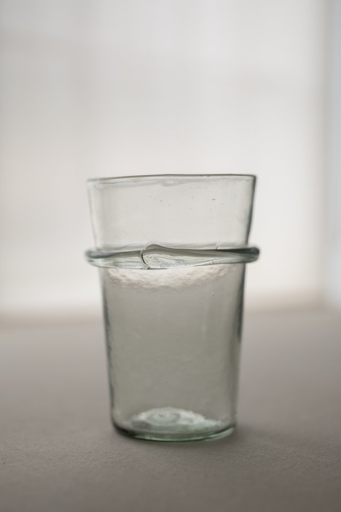 Syrian Handblown Ringed Glass