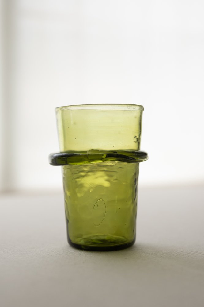 Syrian Handblown Ringed Glass
