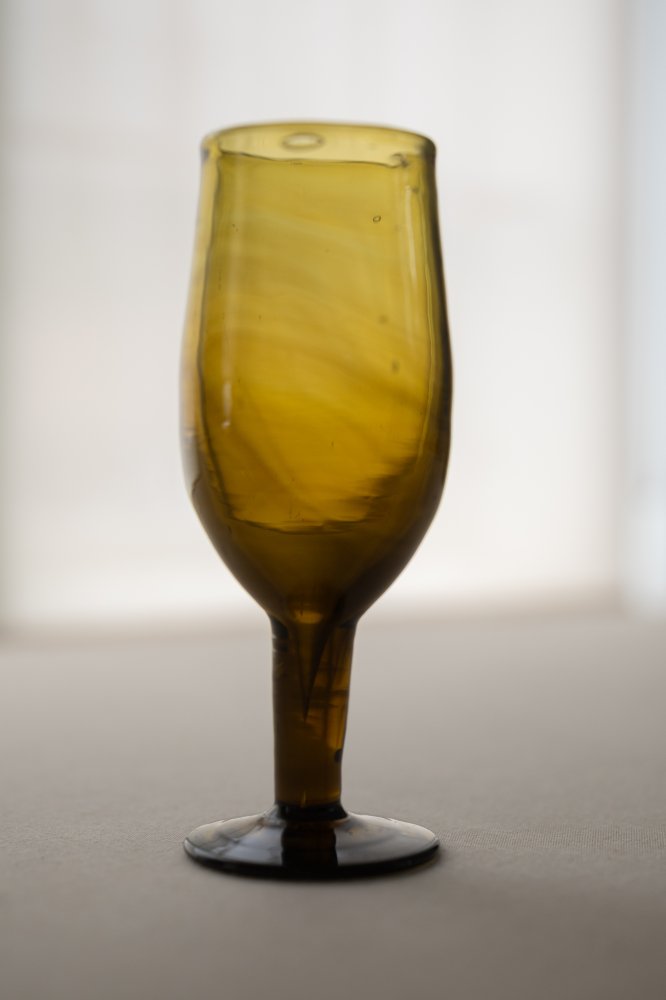 Syrian Handblown Wine Glass
